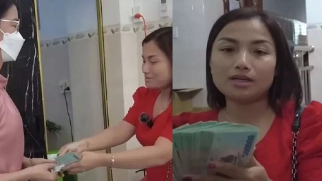 Quỳnh Trần JP đổi đời nhờ làm YouTube, xông xênh cầm cả trăm triệu lì xì nhân viên