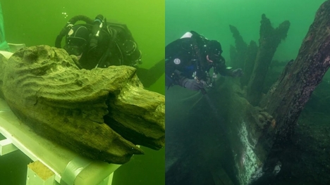 Lạnh sống lưng phát hiện thủy quái núp bên trong con tàu 500 tuổi bị đắm dưới đại dương