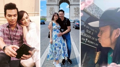 Sao Việt 2/8: Hoài Linh có hành động bất ngờ trước mộ Chí Tài, Mạnh Trường xả loạt ảnh ôm bụng vợ ở trời Âu