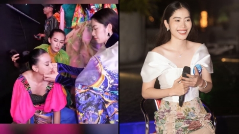 Đối thủ xỉu tại Miss World Vietnam, 'thần y' Nam Em có hành động nhận được mưa lời khen