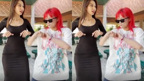 Video: Ngơ ngác khi được MisThy gạ gẫm nhảy nhót, Thùy Tiên vẫn khiến fan u mê vì body cực phẩm