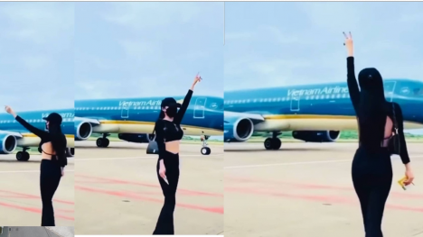 Cấm bay 6 tháng đối với nữ hành khách nhún nhảy 'sống ảo' quay Tiktok giữa phi trường
