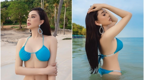 Lâm Khánh Chi khoe ảnh bikini đầu hè, U50 vẫn nuột nà tới nỗi Đàm Vĩnh Hưng khuyên đi thi hoa hậu