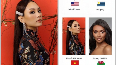 Ảnh profile của Hoa hậu Mai Phương trên trang chủ Miss World: Dân mạng chê tơi tả vì hai lý do