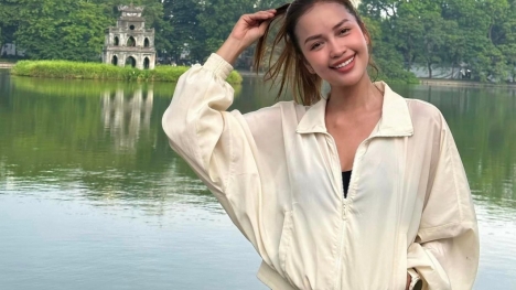 Hoa hậu Ngọc Châu khoe ảnh chụp bằng camera thường, dân mạng phản ứng thế nào?