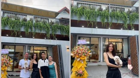 Hoa hậu Tiểu Vy khoe cơ ngơi hoành tráng mua tặng bố mẹ ở quê nhà Hội An