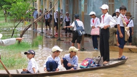 4 địa phương ra thông báo khẩn cho học sinh nghỉ học vì mưa lũ kéo dài