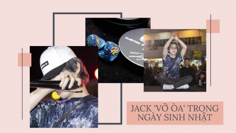 Jack bật khóc nức nở trước món quà bất ngờ mà hàng trăm fan dành tặng nhân ngày sinh nhật