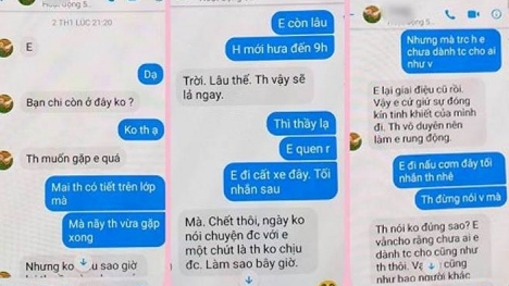 Kỷ luật, điều chuyển công tác thầy giáo trường chuyên Thái Bình nhắn tin 'gạ tình' nữ sinh