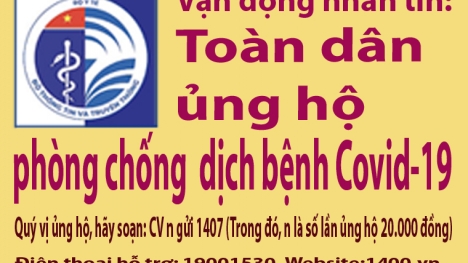 Hơn 1,6 triệu lượt nhắn tin ủng hộ chống COVID-19 thu về 102 tỷ đồng