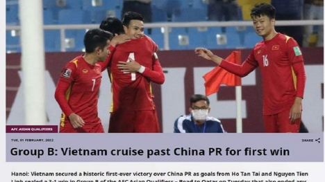 ĐT Việt Nam vùi dập tuyển Trung Quốc ngay ngày mùng 1 Tết: Báo Thái nể kỳ tích, AFC ngợi khen