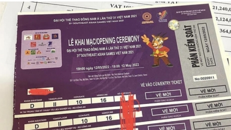 NÓNG: Vé mời lễ khai mạc SEA Games 31 xuất hiện công khai ở 'chợ đen' 