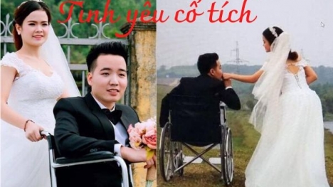 Chàng không chân cưới được vợ đẹp và câu chuyện cổ tích giữa đời thường