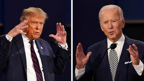 Trump và Biden chính thức không đối mặt trong trận tranh hùng lần hai