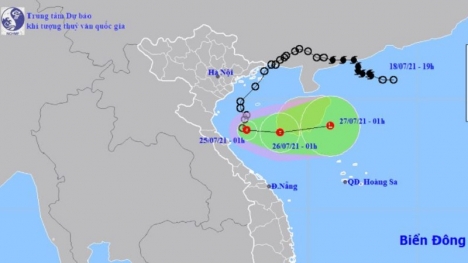 Áp thấp nhiệt đới giật cấp 8 gây mưa lớn cho Hà Tĩnh, Quảng Bình