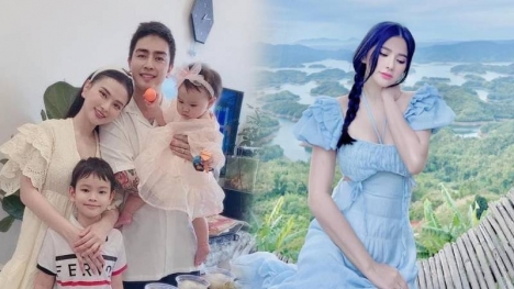 Ca sĩ Thu Thủy nhan sắc lên hương sau quá khứ ồn ào của chồng trẻ tuổi cùng con riêng