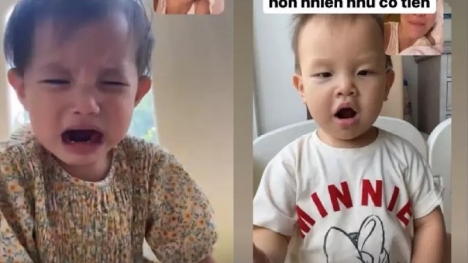 Xa mẹ mấy ngày, ái nữ nhà Hồ Ngọc Hà đã có biểu cảm cực kỳ đáng thương