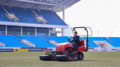 Bán kết lượt về AFF Cup 2022: SVĐ Mỹ Đình gấp rút chỉnh trang trước trận Việt Nam-Indonesia