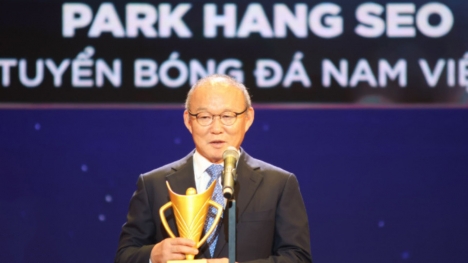 HLV Park Hang-seo được vinh danh tại Cup Chiến thắng 2022