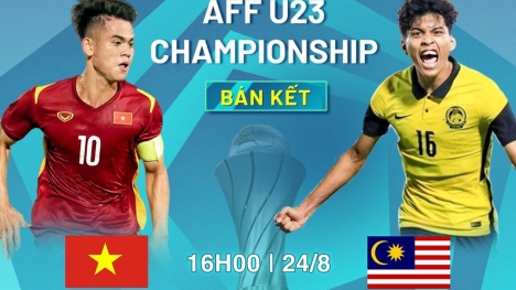 Link xem trực tiếp U23 Việt Nam vs U23 Malaysia, 16h00 ngày 24/8