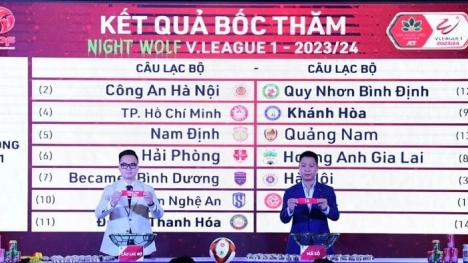 VPF bốc thăm, xếp lịch thi đấu Giải bóng đá Chuyên nghiệp Quốc gia 2023/2024