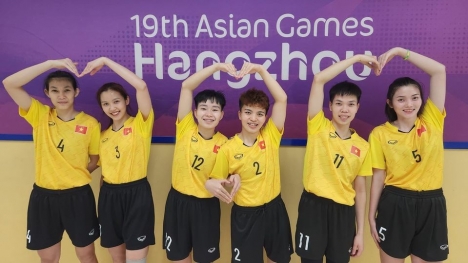 ASIAD 19: Thắng dễ chủ nhà Trung Quốc, tuyển cầu mây Việt Nam vào chung kết