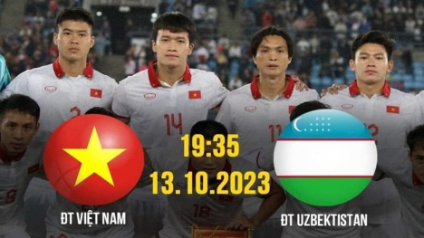 Xem trực tiếp trận đấu giữa ĐT Việt Nam vs ĐT Uzbekistan ở đâu, kênh nào?