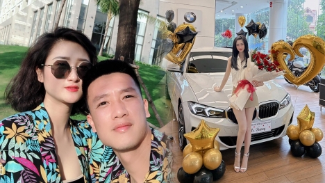 Cựu tuyển thủ Việt Nam mua 'xế hộp' gần 2 tỷ tặng bà xã hot girl