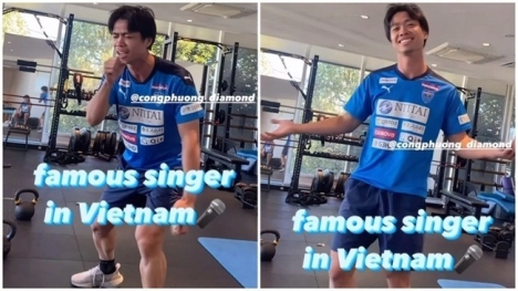 Video: Công Phượng 'giao lưu văn nghệ' tại Nhật Bản, CDM khuyên nên tham gia Viet Nam Idol