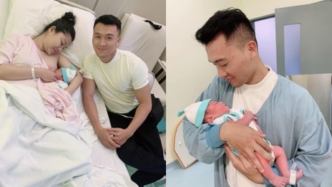 Diễn viên phim 'Những ngọn nến trong đêm' khoe ảnh con đầu lòng sau 2 năm chữa hiếm muộn