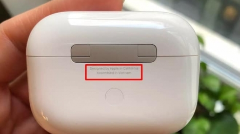 Xuất hiện tai nghe Airpod Pro với dòng chữ 'được sản xuất tại Việt Nam'