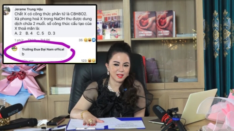 Cao thủ không bằng tranh thủ, thanh niên nhờ hỏi bài tập Hóa trước 500.000 người xem livestream bà Phương Hằng