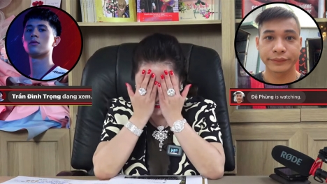 Độ Mixi bất ngờ xem livestream, đến cả Đình Trọng đi tập về cũng phải vào nghe ngóng bà Phương Hằng?
