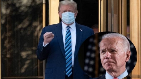 Vừa xuất viện, Trump đã 'khai chiến' với Joe Biden