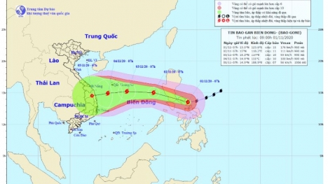 Tin bão mới nhất: Siêu bão Goni đi vào Biển Đông giật cấp 13