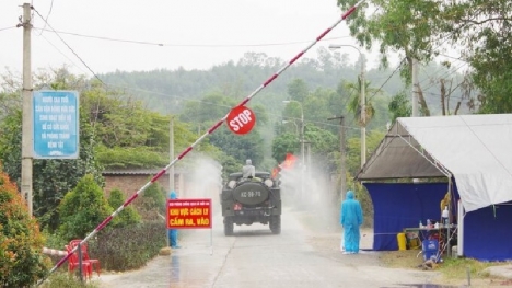 Toàn bộ thị xã Đông Triều bị phong tỏa