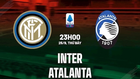 Nhận định Inter Milan vs Atalanta (23h00, 25/09) vòng 6 Serie A: Đòi lại ngôi đầu