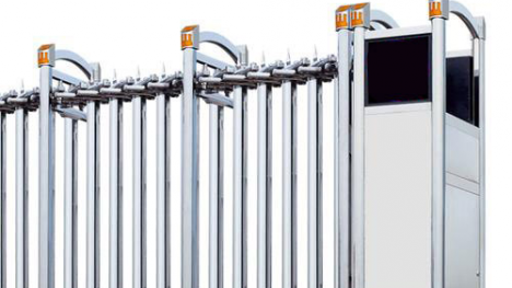 Những mẫu cổng xếp inox tự động do Bisco cung cấp