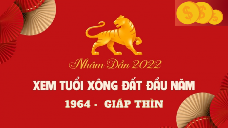 Xem tuổi xông đất đầu năm cho gia chủ sinh năm 1964 Giáp Thìn năm Nhâm Dần 2022