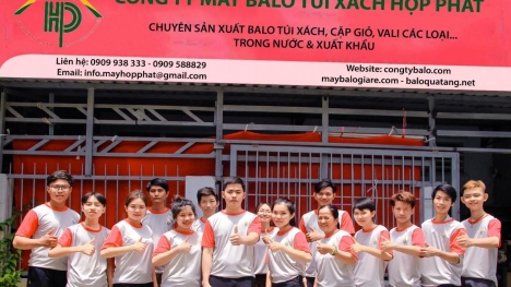 Xưởng may balo túi xách Hợp Phát- người bạn đồng hành đích thực