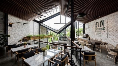 Đón đầu cơn sốt cafe khung thép -xu hướng xây dựng mới hiện nay