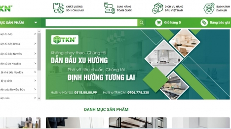 Tân Kỷ Nguyên - điểm dừng chân cho tín đồ mê phụ kiện tủ bếp
