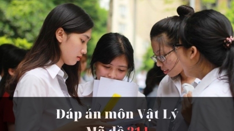 Đáp án đề thi môn Vật lý mã đề 214 thi tốt nghiệp THPT năm 2023