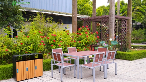 Sản phẩm gỗ nhựa trang trí ngoài trời không thể bỏ lỡ