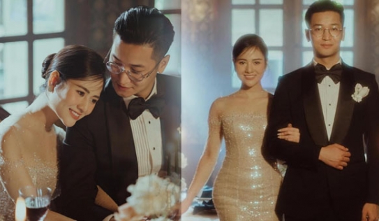 Trọn bộ ảnh cưới 'tình bể bình' của Việt Hoa - Thiên Nga của 'Hương vị tình thân' với bạn trai