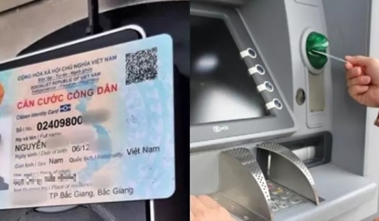 Rút tiền bằng căn cước công dân gắn chip tại ATM như thế nào?