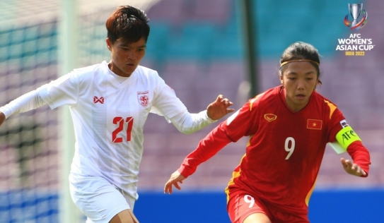 Cầm hòa 2-2 trước Myanmar, ĐT nữ Việt Nam gặp Trung Quốc tại tứ kết Asian Cup