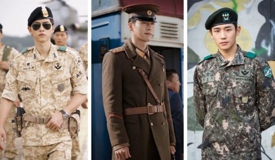 4 mỹ nam Hàn đẹp 'rụng rời' trong trang phục quân nhân: Hyun Bin và Song Joong Ki ai hơn ai?