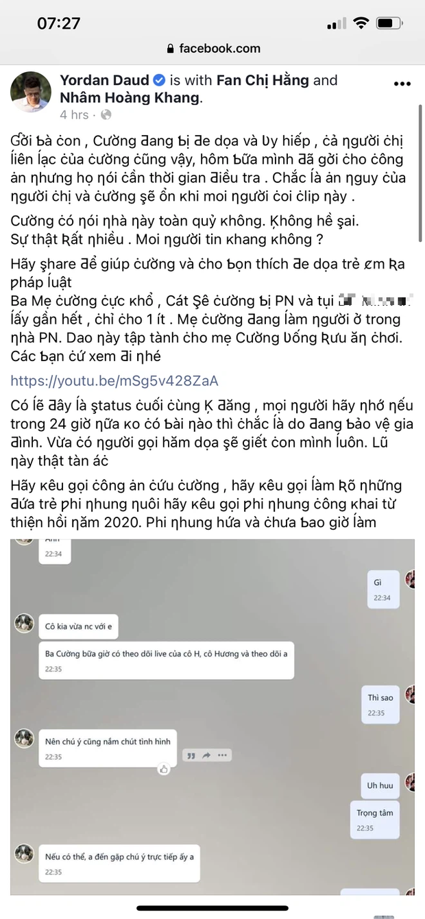 Hacker Nhâm Hoàng Khang vạch trần bí mật của Phi Nhung, cầu cứu cho Hồ Văn Cường 1