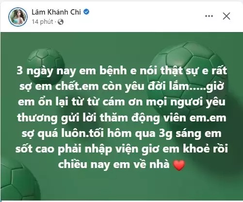 Lâm Khánh Chi gầy sọp, thừa nhận 'không nhận ra mình' sau nhập viện - Ảnh 1